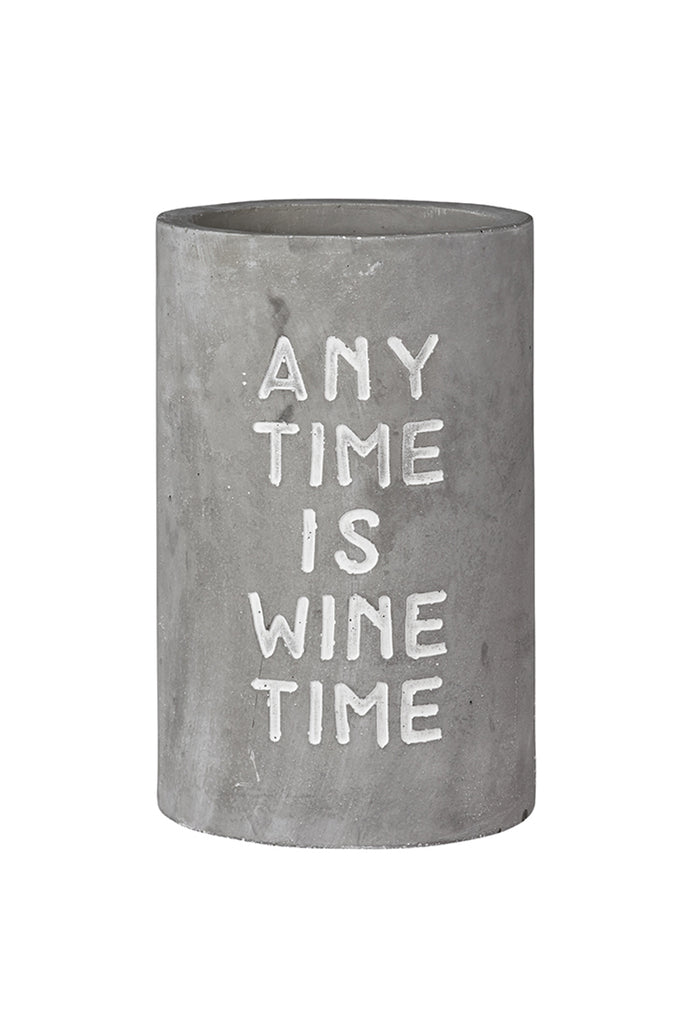 weinkühler beton any time is wine time von räder