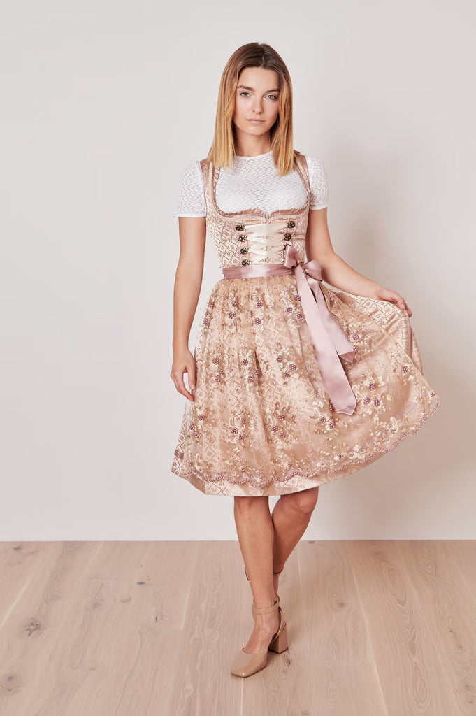 Dirndl - Modell ROSALIA - Krüger Madl - inkl. Spitzenschürze - 60 cm - 044556-0-0015