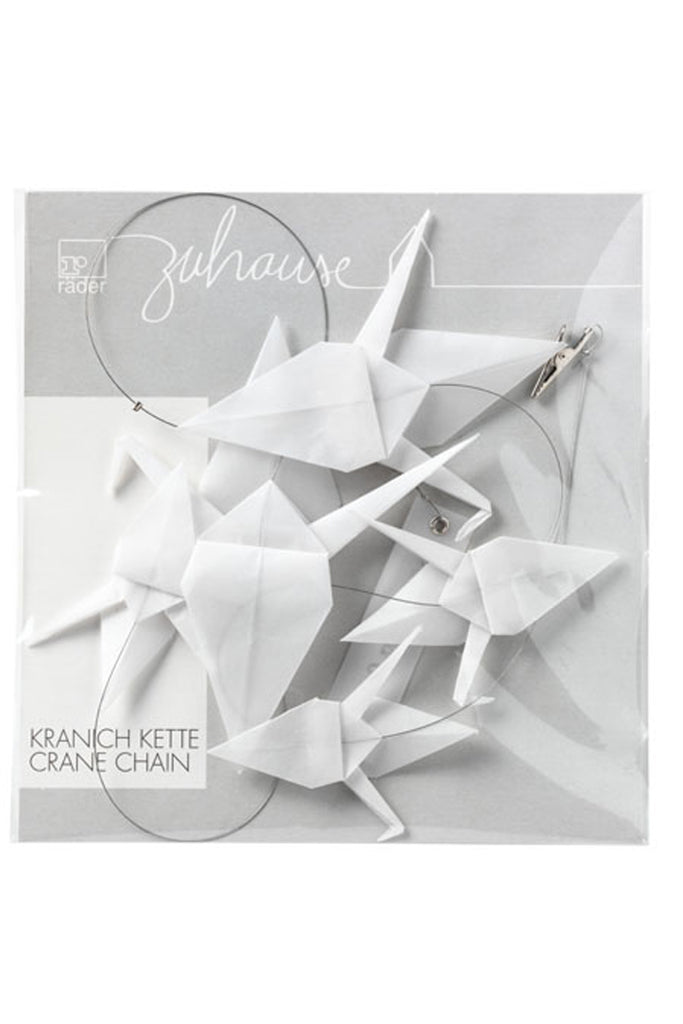 Kranichkette Räder Design Transparentpapier Origami