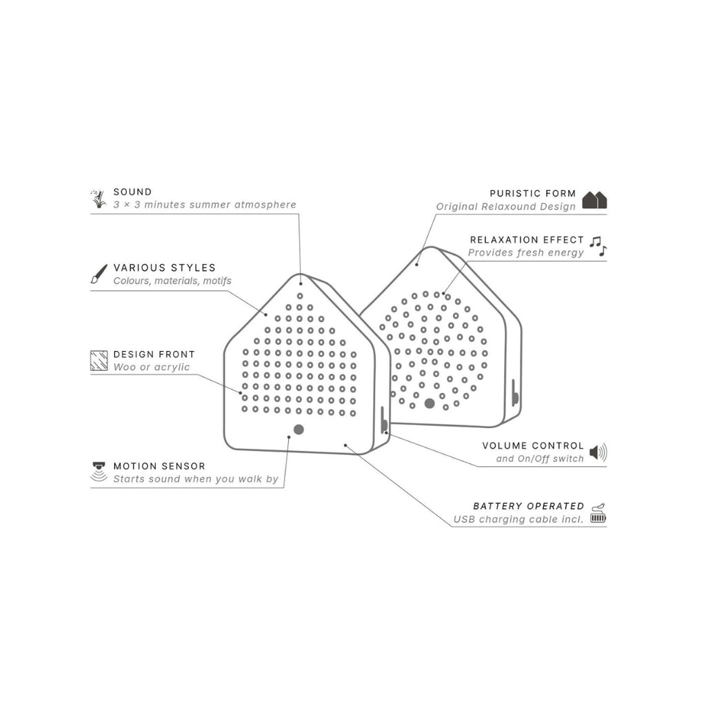 Zirpybox relaxound eiche oak zwitscherbox holz dekoration 