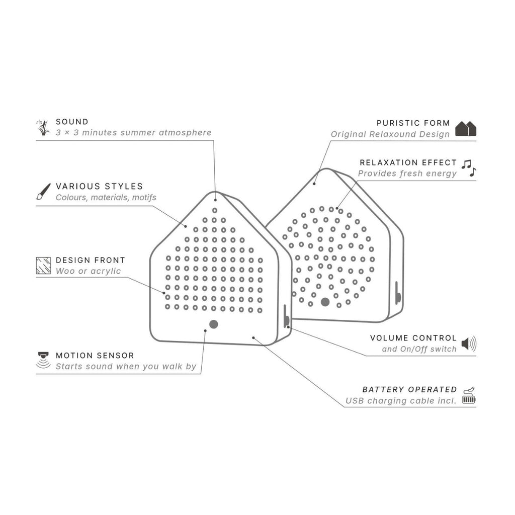 Zirpybox Relaxound Sound Klang Atmosphäre Dekoration