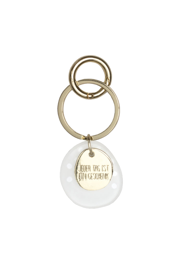 Schlüsselschmuck Jeder Tag ist ein Geschenk räder Design Schlüsselanhänger