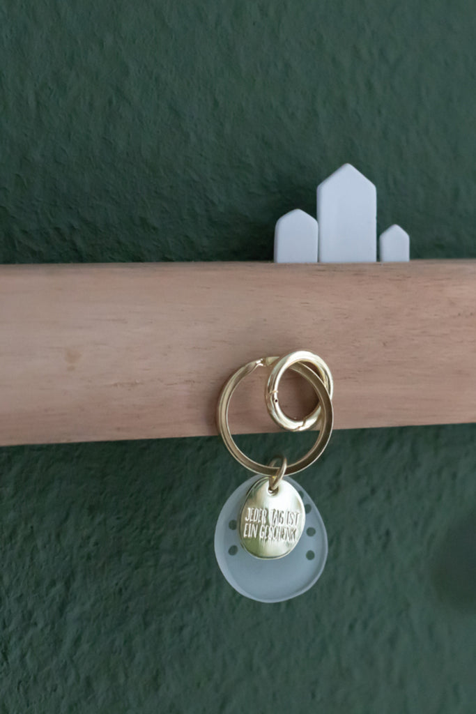 Schlüsselschmuck Jeder Tag ist ein Geschenk räder Design Schlüsselanhänger