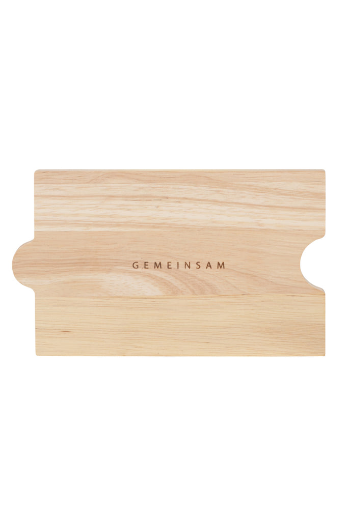 Schneidebrett Puzzleteil räder design