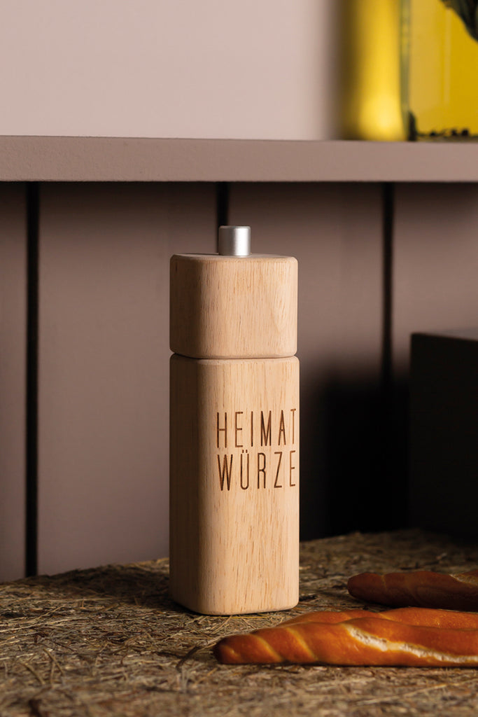 Gewürzmühle Heimatwürze räder design keramikmahlwerk Holz