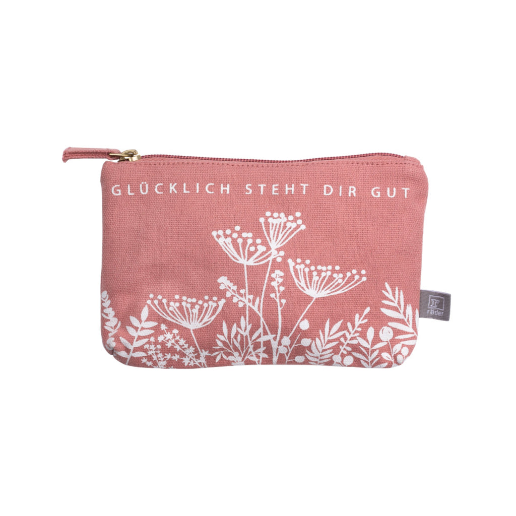 17280 Täschchen Ordnungshüter Glücklich steht dir gut Räder Design Kosmetikbeutel