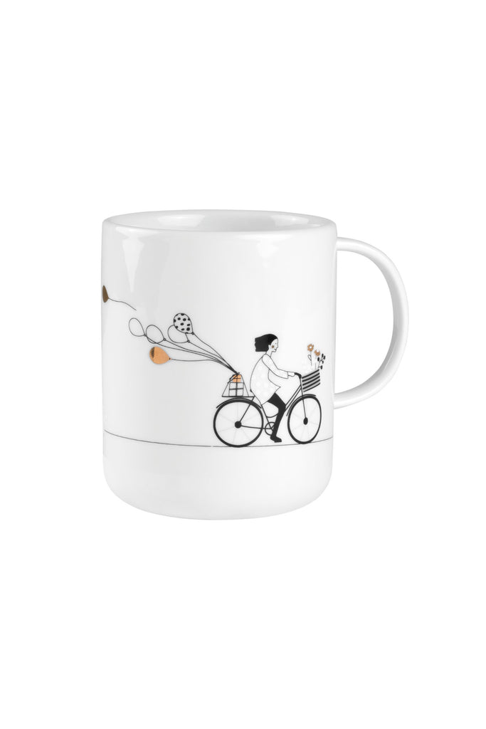 17295 Hobby Geschenktasse Radfahren-Raeder-Design Tasse
