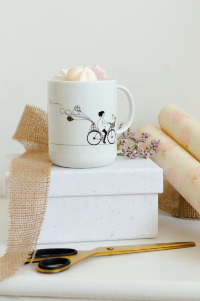 17295 Hobby Geschenktasse Radfahren-Raeder-Design Tasse