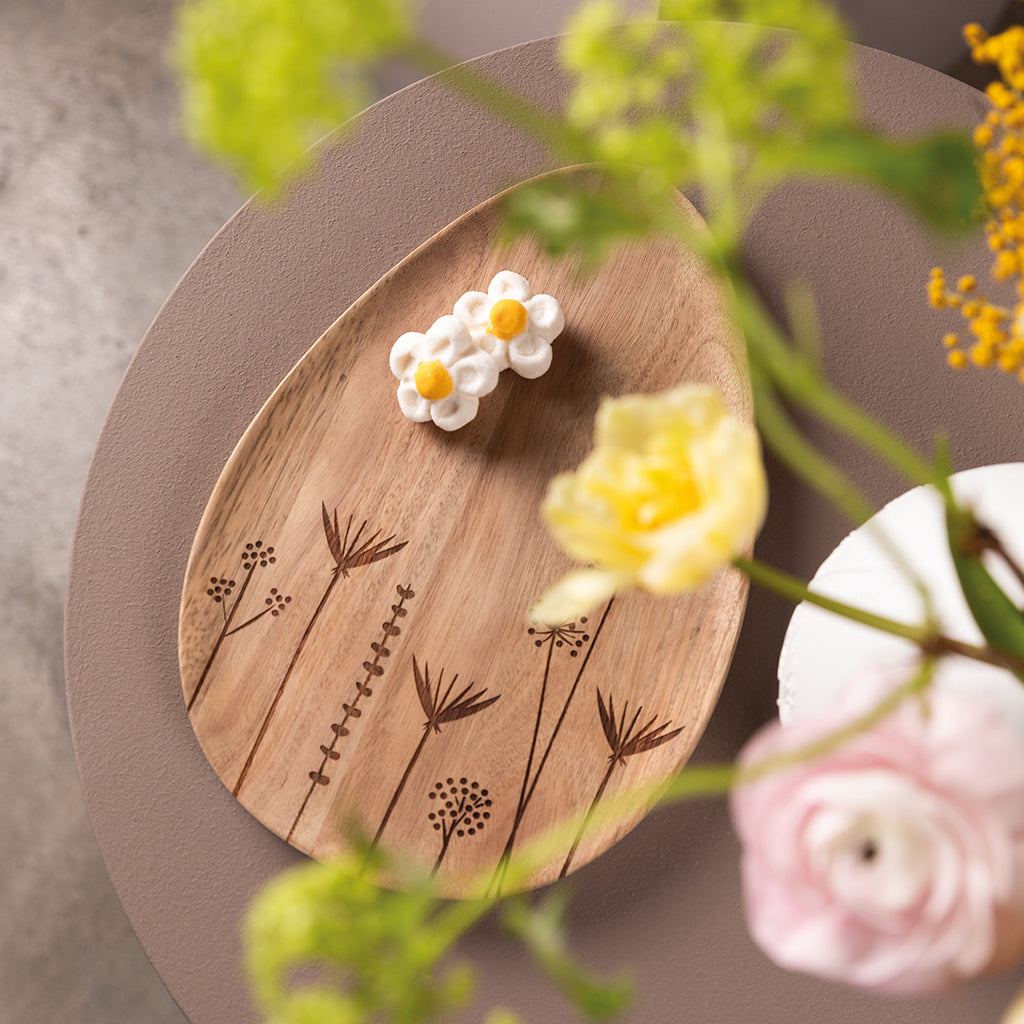 Brettchen Floral Räder Design Ostern