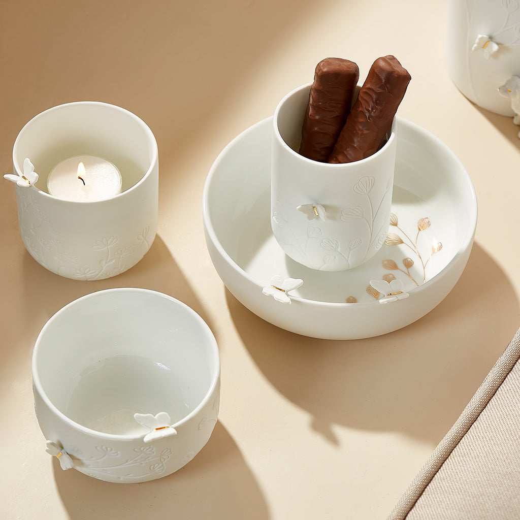 Schale Porzellangeschichten Schmetterling Räder Design