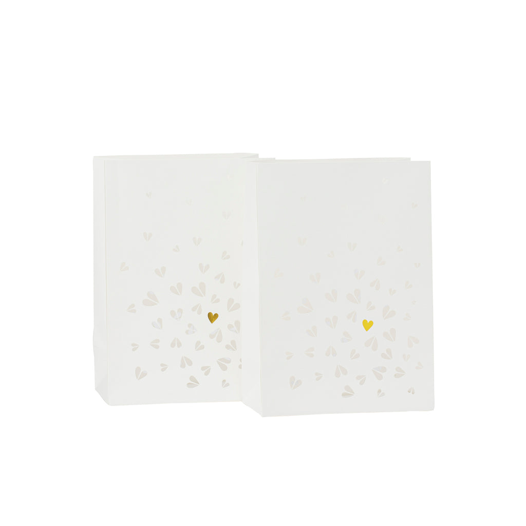 Lichttüten Herzen Räder Design Dekoration Valentinstag Hochzeit