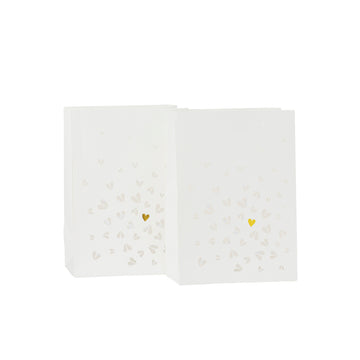 Lichttüten Herzen Räder Design Dekoration Valentinstag Hochzeit
