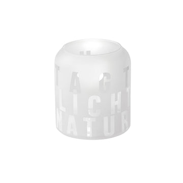 Vase Tagtraum Räder Design Glasvase gefrostetes glas