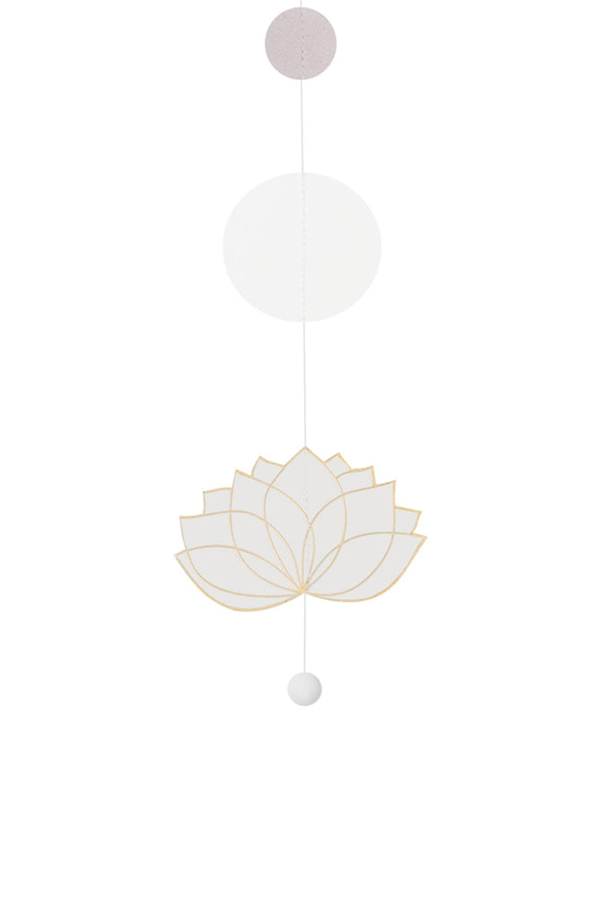 Papierkette Lotusblüte Räder Design Zen Spirit