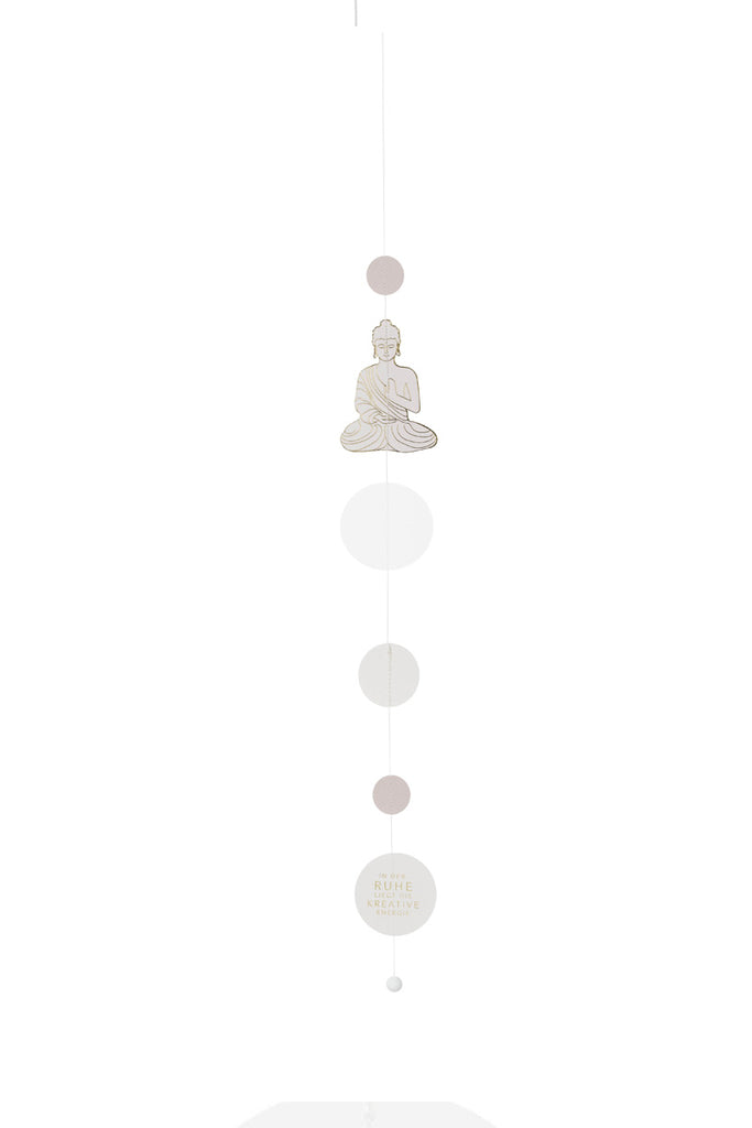 Zen Spirit Papierkette Buddha Räder Design