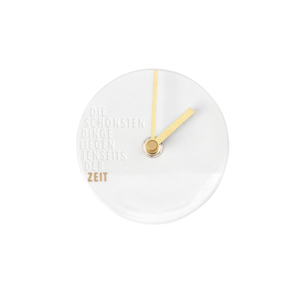 Uhr Wanduhr Die schönsten Dinge Räder Design Porzellan
