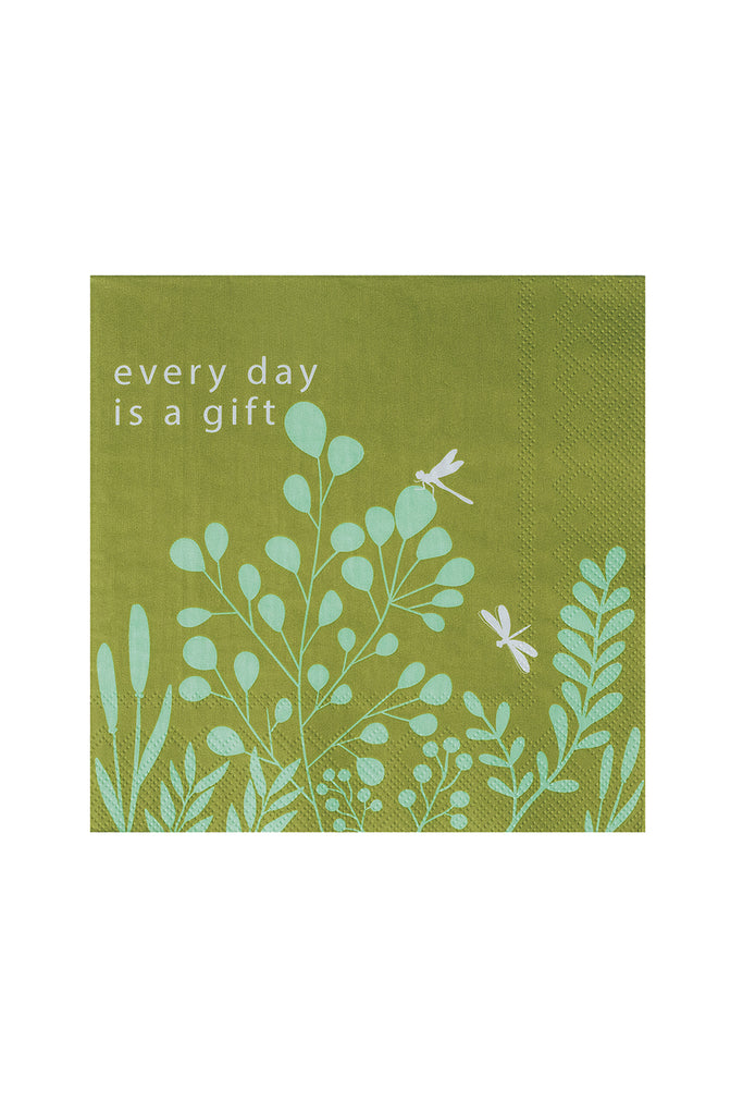 Servietten Every day is a gift Räder Design 33x33