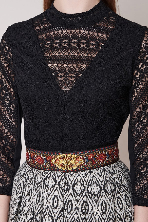 Krueger-Collection-Bluse Hermina-schwarz-dquadrat