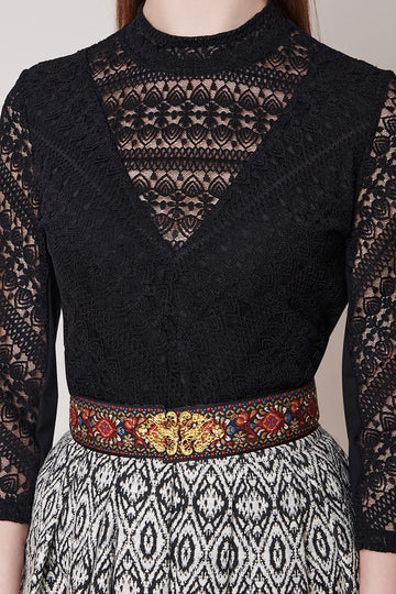 Krueger-Collection-Bluse Hermina-schwarz-dquadrat