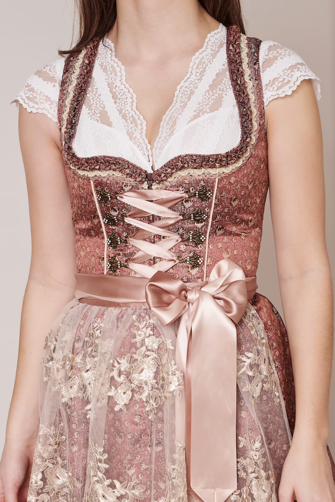 Dirndl - AYLA - Krüger Madl - inkl. Spitzenschürze - 50 cm - 411064-5-0093