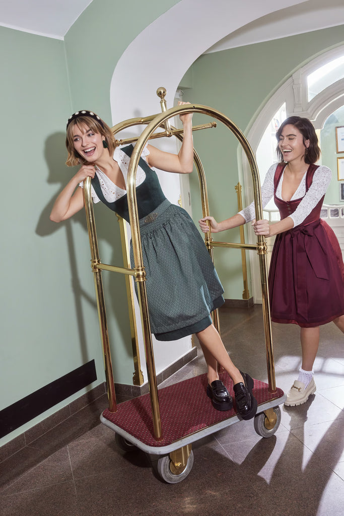 Dirndl Alisha 70er Grün Krüger Dquadrat 415468-070-0056