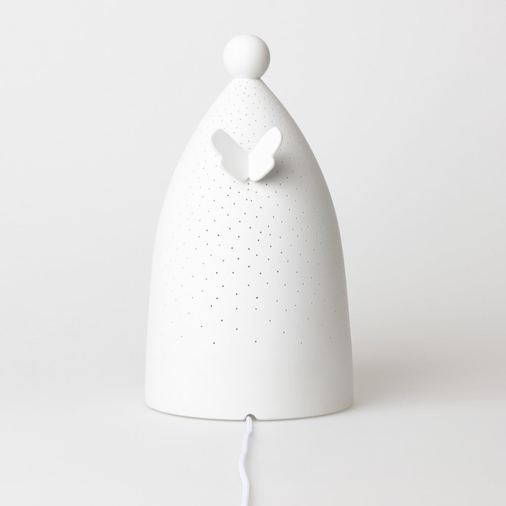 92544 Lichtengel lampe leuchte himmelslichter gross räder design porzallenlampe