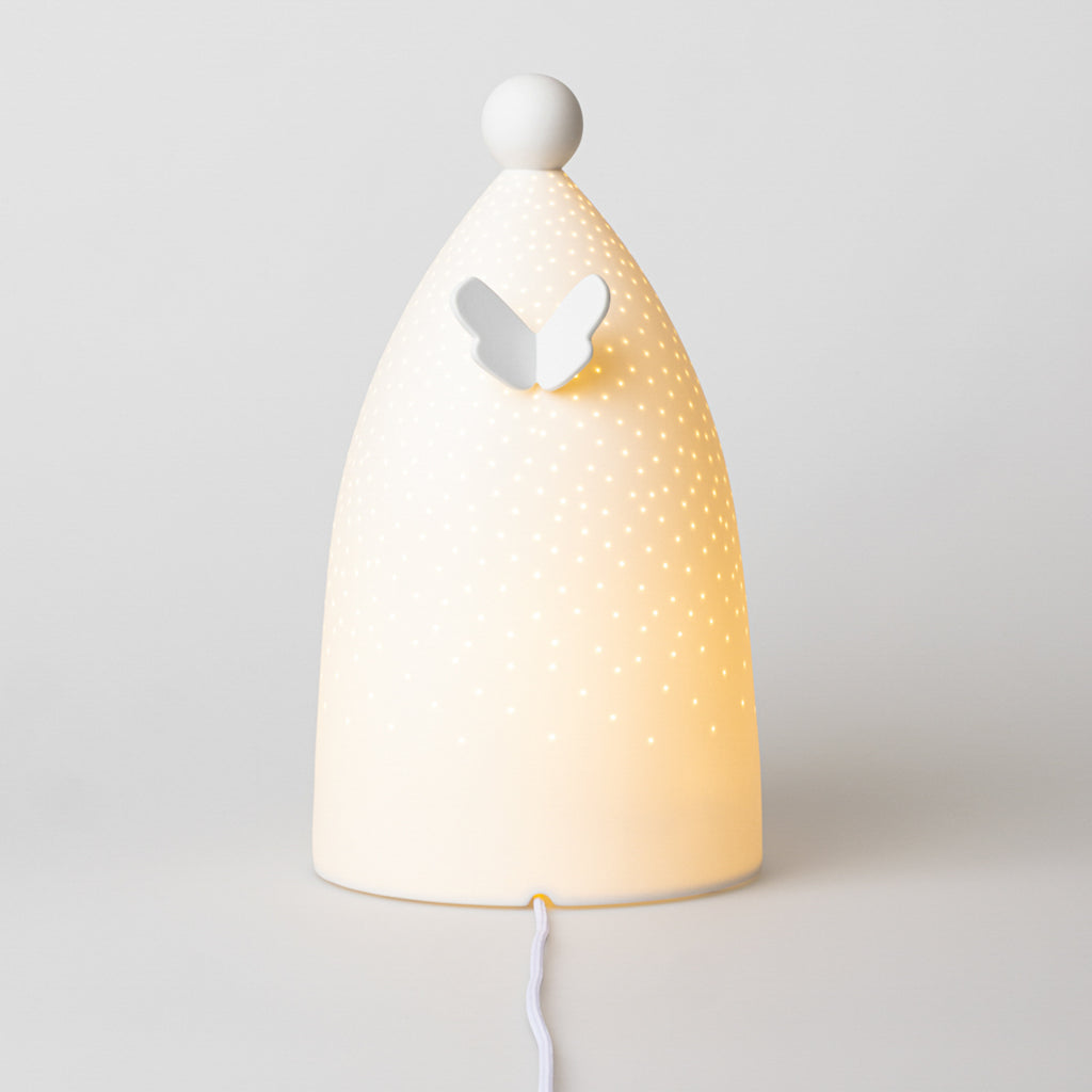 92544 Lichtengel lampe leuchte himmelslichter gross räder design porzallenlampe