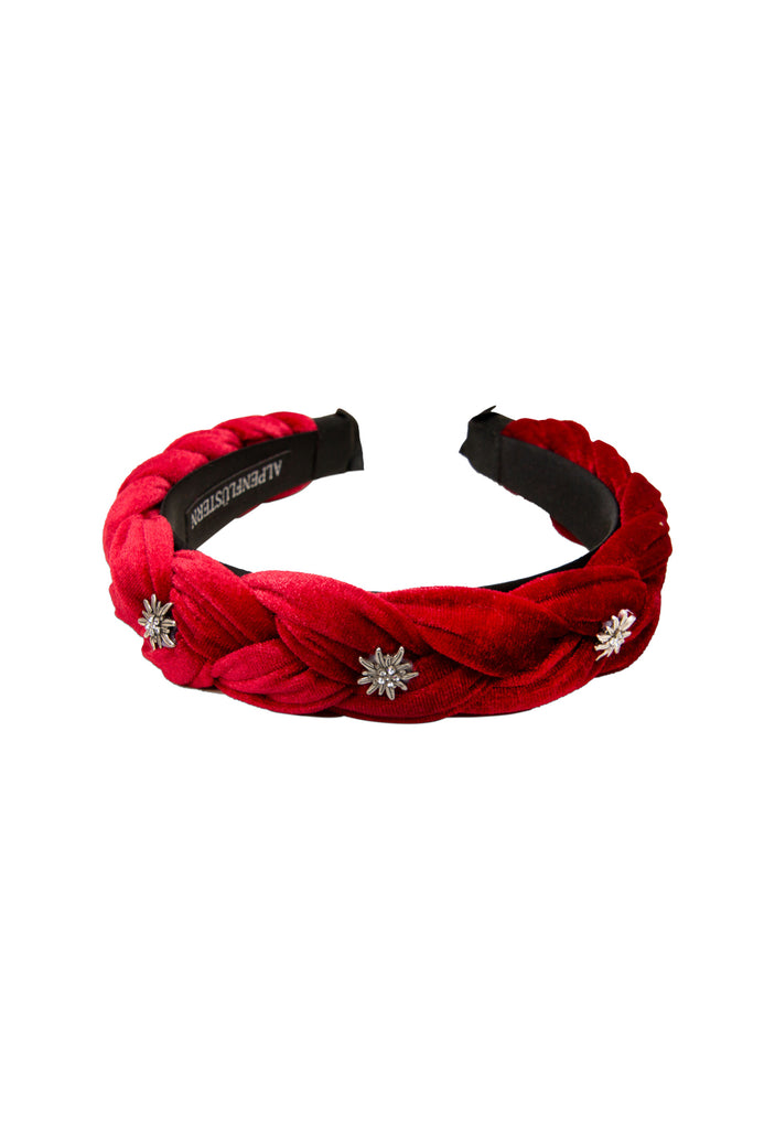 Samthaarreif Alpenflüstern edelweiss fechthaarreif Wiesn Wasen Trachtenoutfit Accessoire