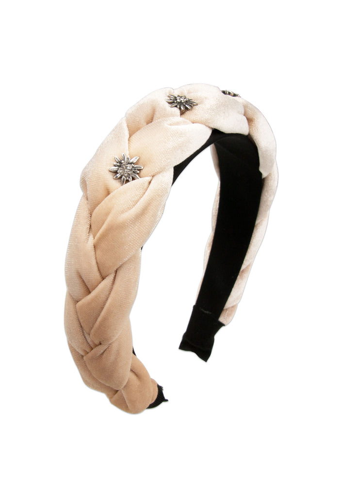 Samthaarreif Alpenflüstern edelweiss fechthaarreif Wiesn Wasen Trachtenoutfit Accessoire