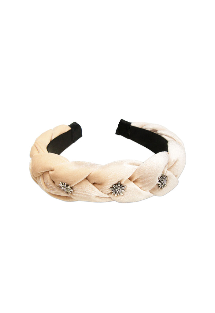 Samthaarreif Alpenflüstern edelweiss fechthaarreif Wiesn Wasen Trachtenoutfit Accessoire