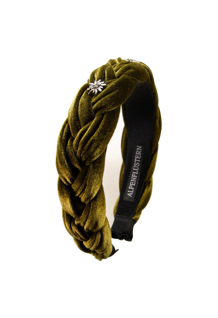 Samthaarreif Alpenflüstern edelweiss fechthaarreif Wiesn Wasen Trachtenoutfit Accessoire