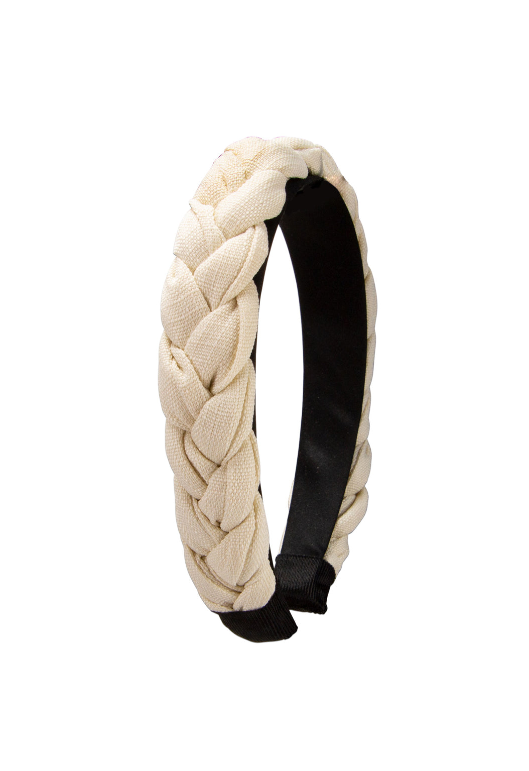 Weißer Haarreif Mit Geflochtenen Pailletten – Stylisches Haaraccessoire Für Viele Anlässe