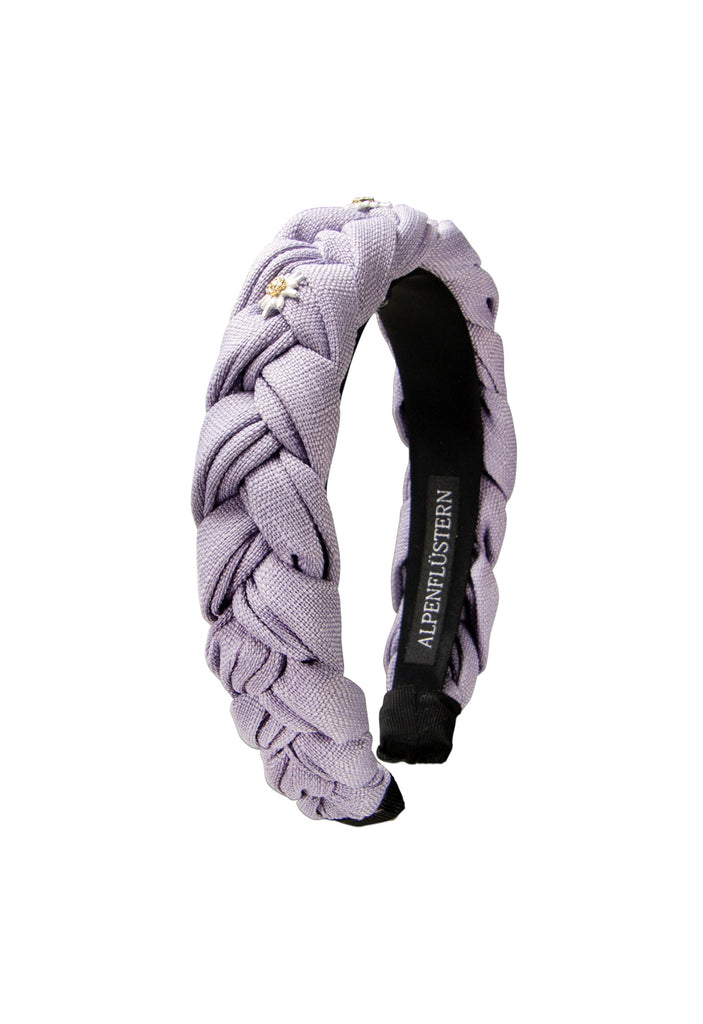 Alpenflüstern Haarrei Leinen Strass Edelweiss Haarschmuck Trachtenaccessoire