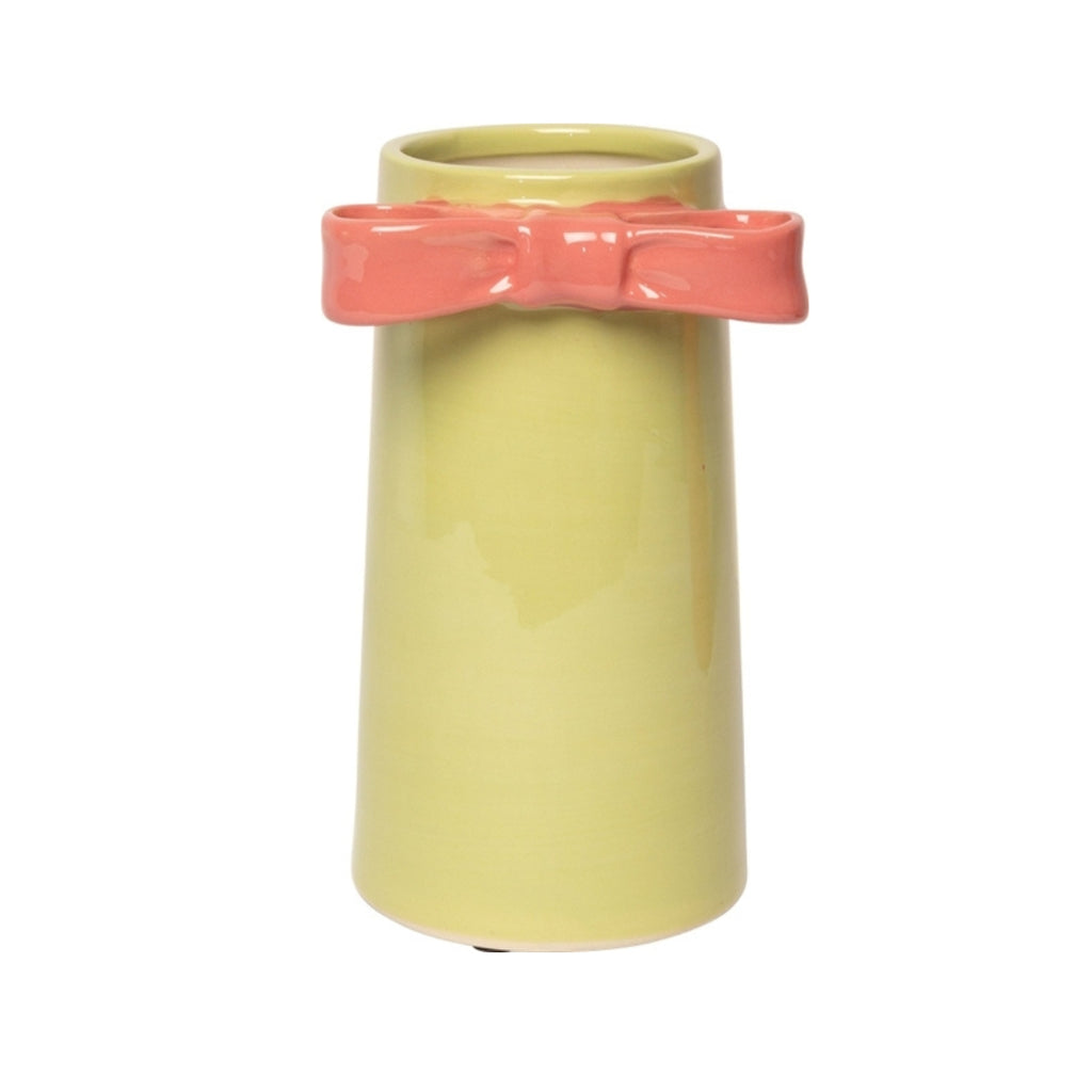 Vase mit Schleife Frün Orange eja