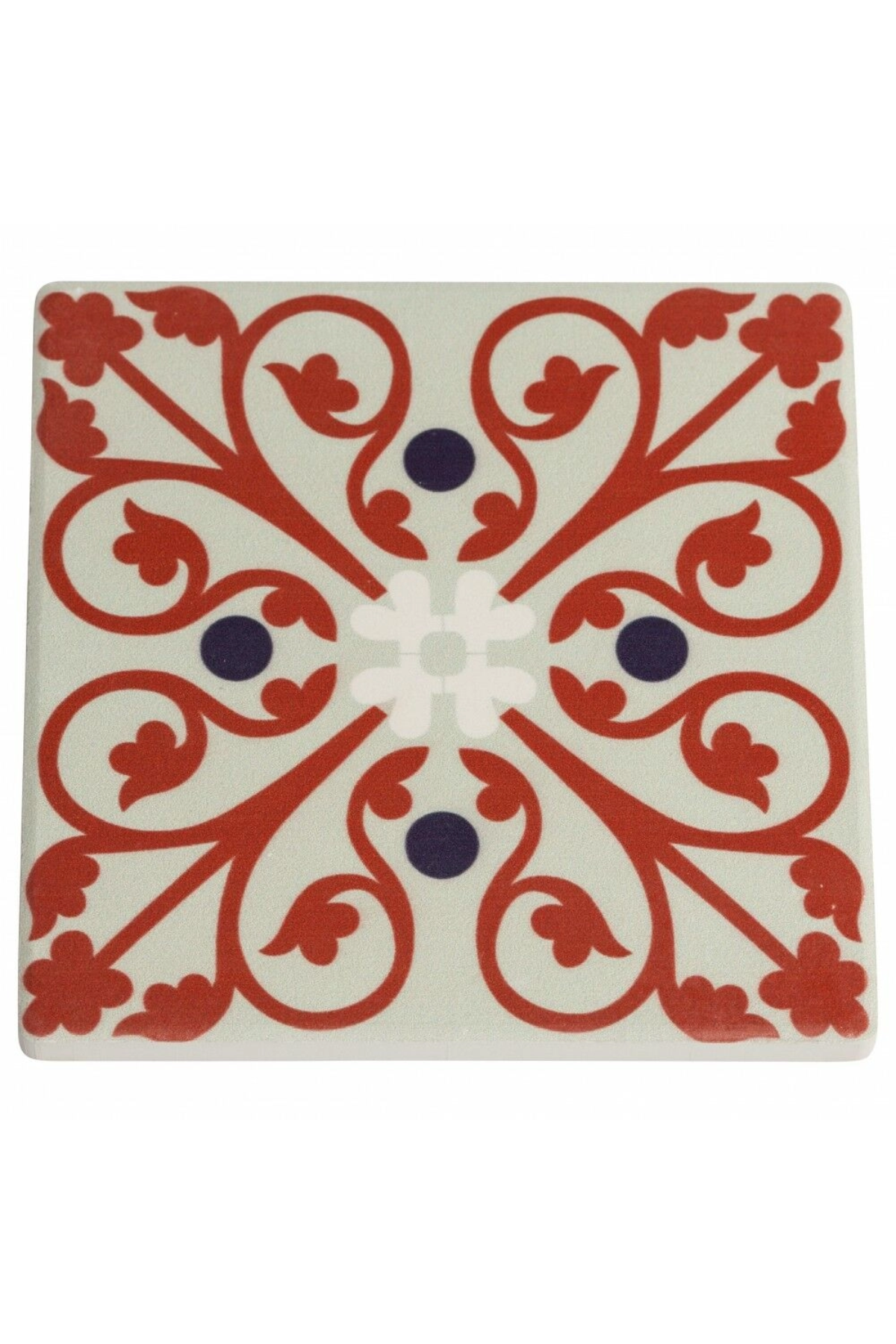 Maxwell & Williams Medina Keramikuntersetzer – Kasbah Design, 9,5x9,5 Cm, Mit Korkrückseite