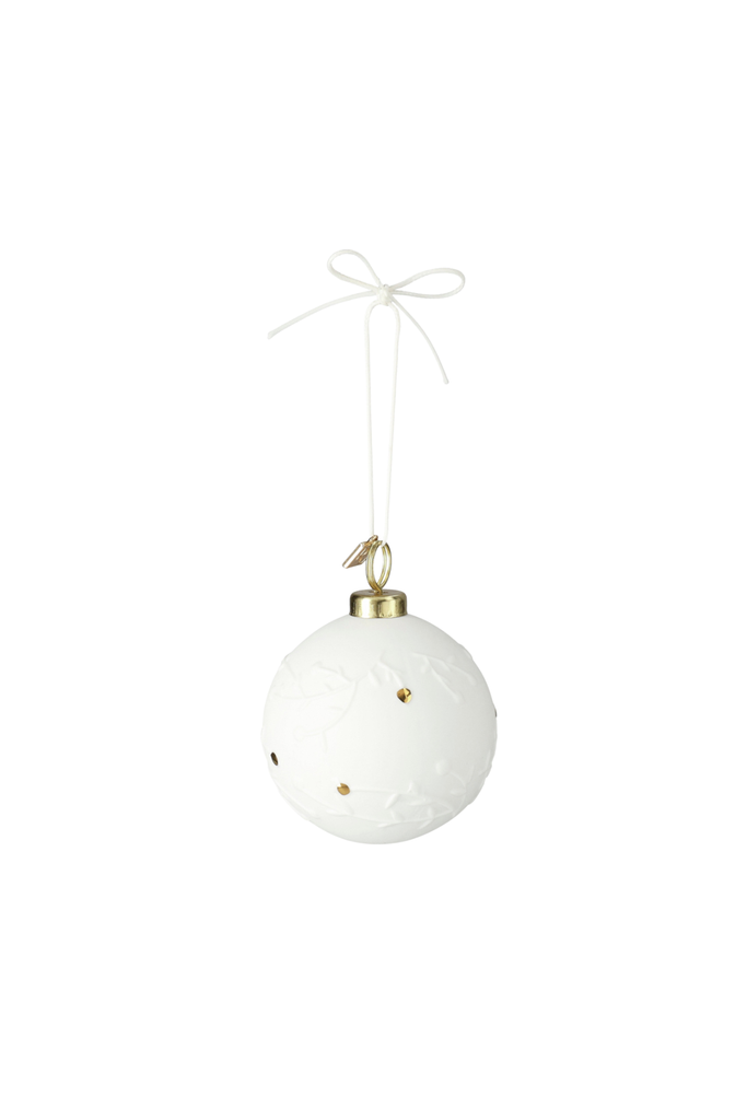 Christbaumkugel Winterkugel "Mistelzweig" - 92774 - Räder Design - Weihnachtsbaumschmuck-dquadrat