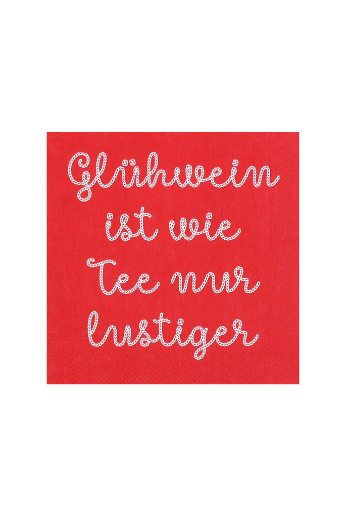 Cocktailservietten "Glühwein ist..." 25x25 - 92811 - Räder Design-dquadrat
