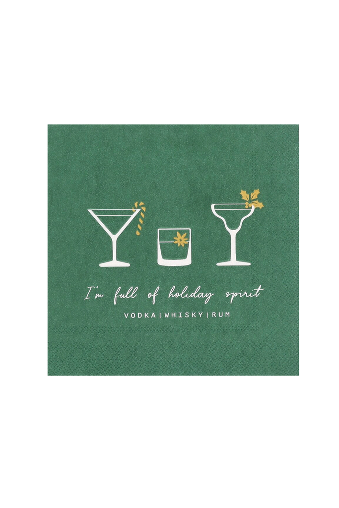 Cocktailservietten "Holiday spirit" 25x25 - 92831 - Räder Design-dquadrat