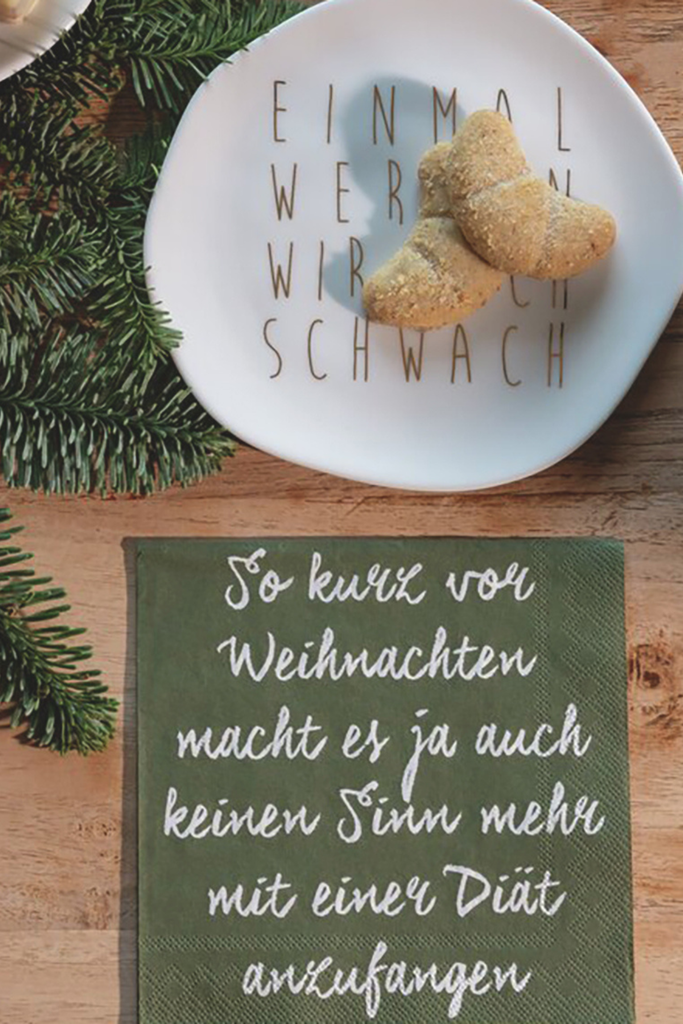 Cocktailservietten "So kurz vor Weihnachten..." 25x25 - 92813 - Räder Design-dquadrat