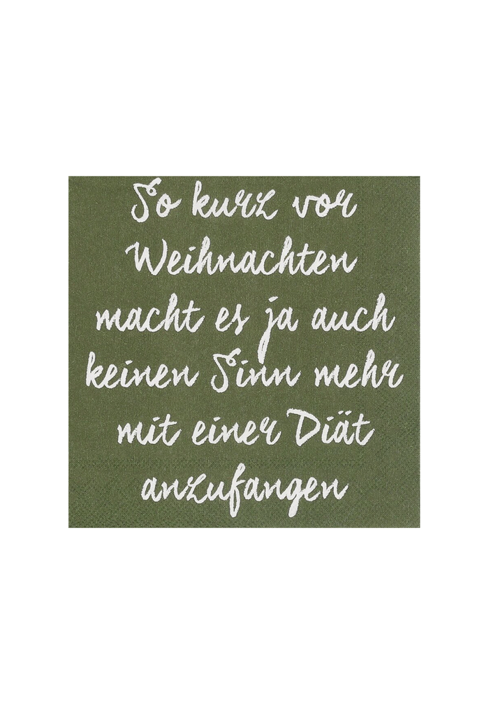 Cocktailservietten "So kurz vor Weihnachten..." 25x25 - 92813 - Räder Design-dquadrat