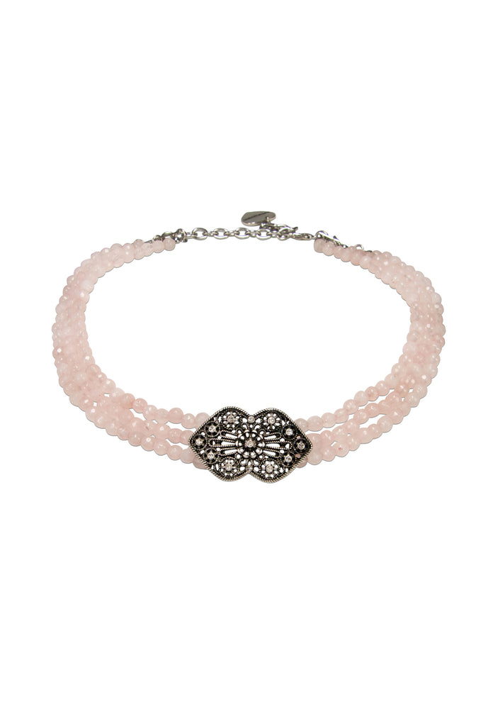 Perlenkette Lissy Alpenflüstern Trachtenkette dirndl rosa rose