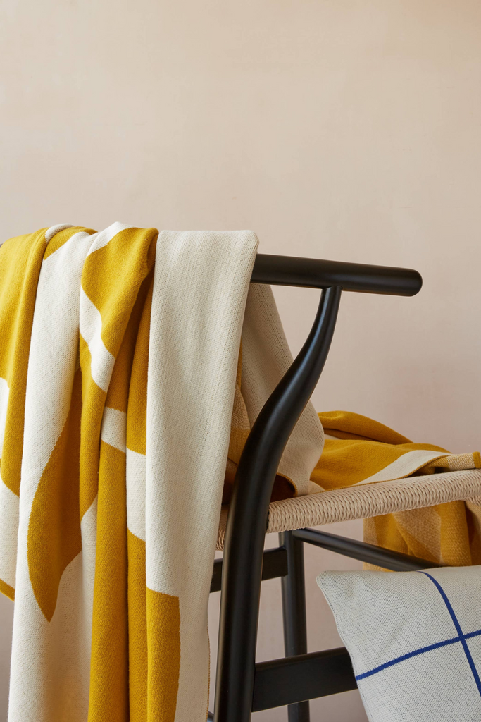 Decke aus Baumwollstrick - Bruten Citrus - Sophie Home - Wohnen