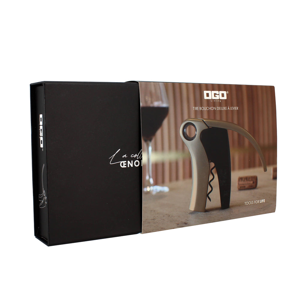 Deluxe-Hebelkorkenzieher aus Edelstahl - 7911225 - Ogo living-dquadrat