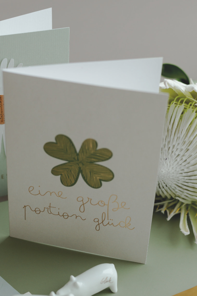 Glückskarte Eine große Portion Glück - 71042 - Räder Design-dquadrat