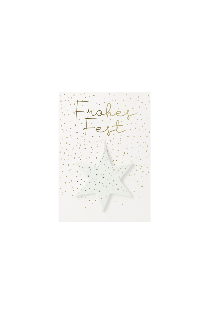 Grußanhänger "Frohes Fest" - kleine Karte - 92733 - Räder Design-dquadrat
