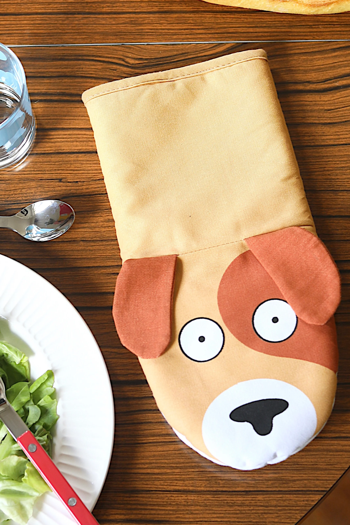 handschuhe mit hundemotiv Handschuh - OFENHANDSCHUH - Hund - Oven mitt dog - AAMITTDOG