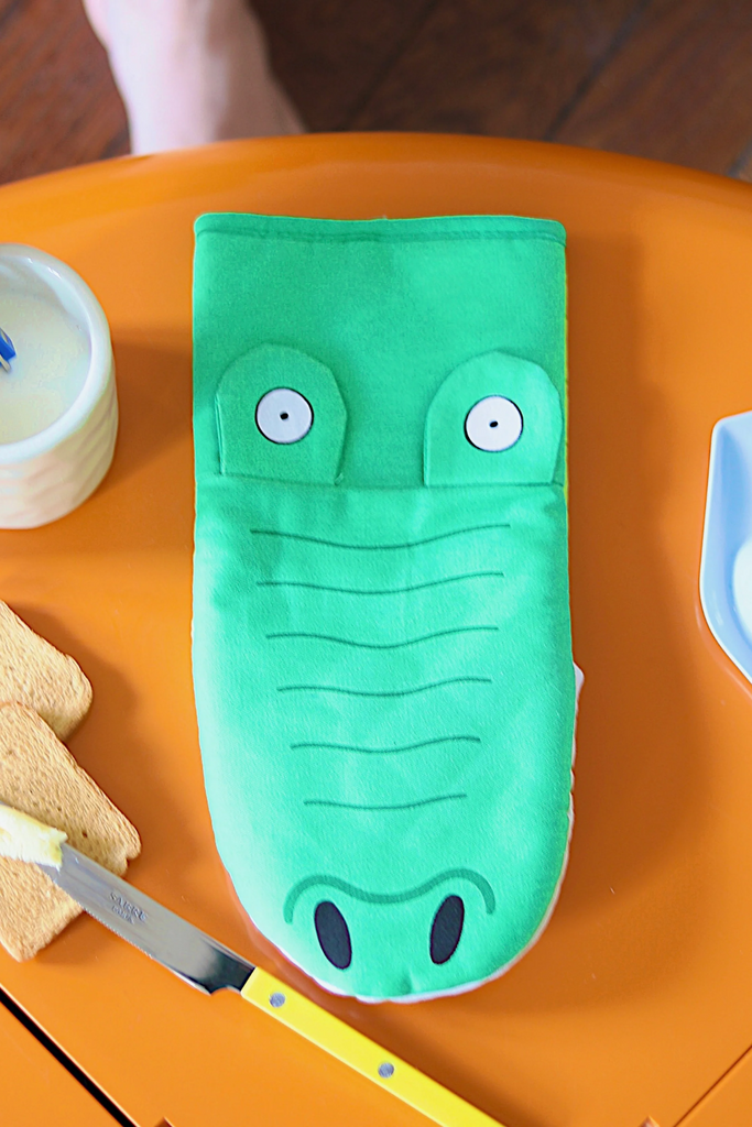 Handschuhe - OFENHANDSCHUHE - Krokodil - Oven mitt crocodile - AAMITTCRO - Fluid Market - Küche