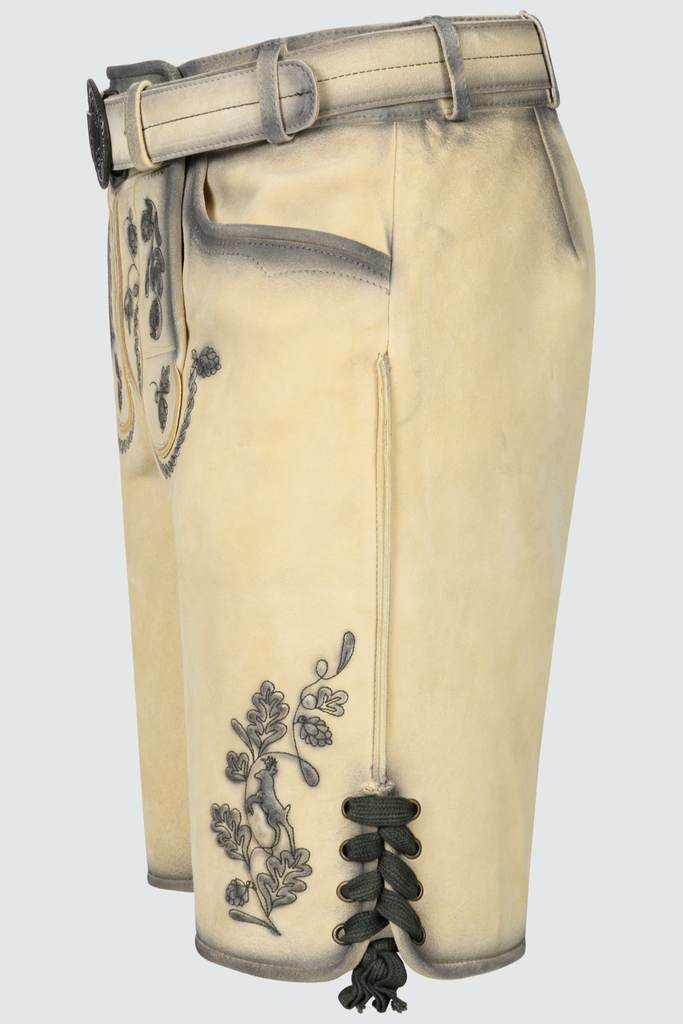 Herren Lederhose NOLAN mit Gürtel - Krüger Buam - 963069-000-0071-dquadrat