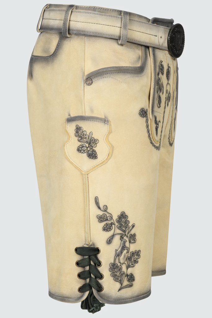 Herren Lederhose NOLAN mit Gürtel - Krüger Buam - 963069-000-0071-dquadrat