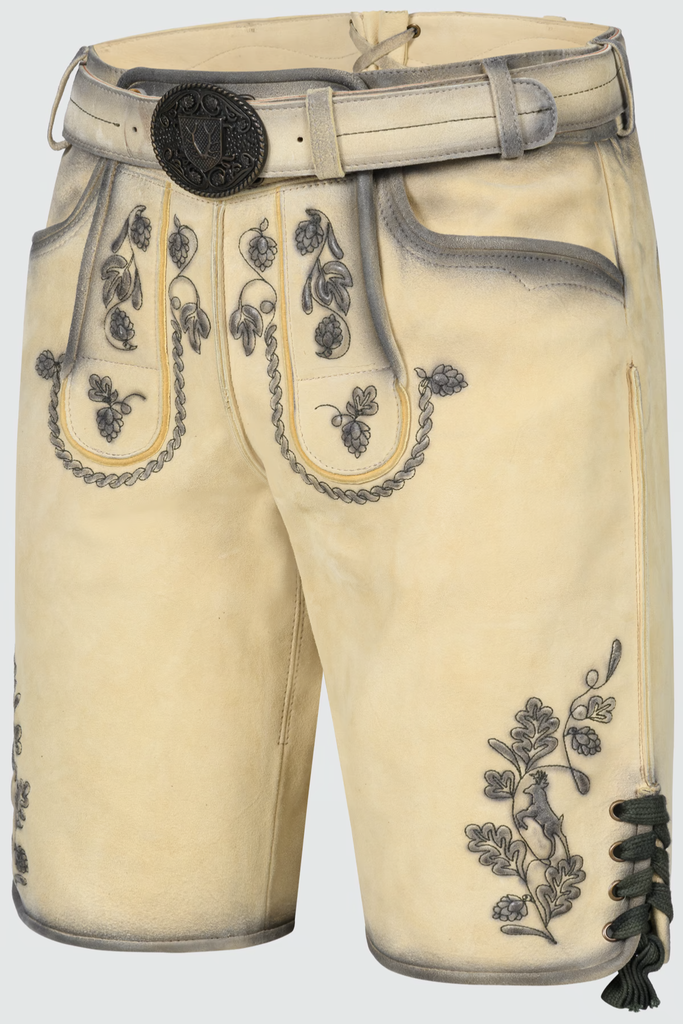 Herren Lederhose NOLAN mit Gürtel - Krüger Buam - 963069-000-0071-dquadrat